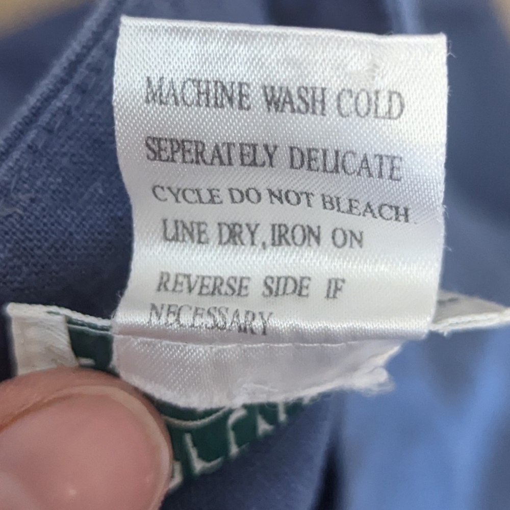 Harry And David's Northwest Express Asian Style Jean Shirt Size M - Picture 6 of 10